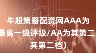 牛股策略配资网AAA为其最高一级评级/AA为其第二档）