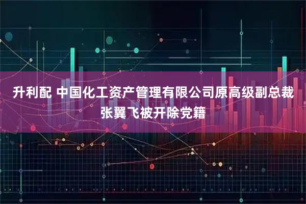升利配 中国化工资产管理有限公司原高级副总裁张翼飞被开除党籍
